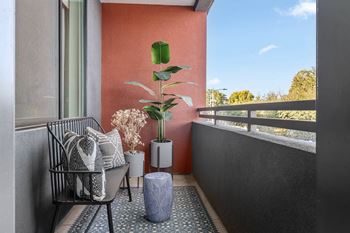 Private patios or balconies with juliet doors*